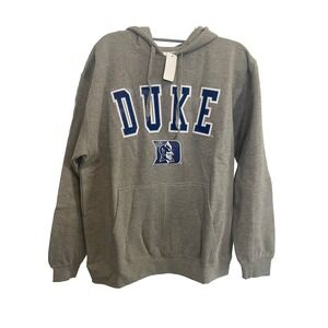 DUKE UNIVERSITY Hoodie Adult XL Blue Devils Sweatshirt Gray NCAA Cooper Flagg